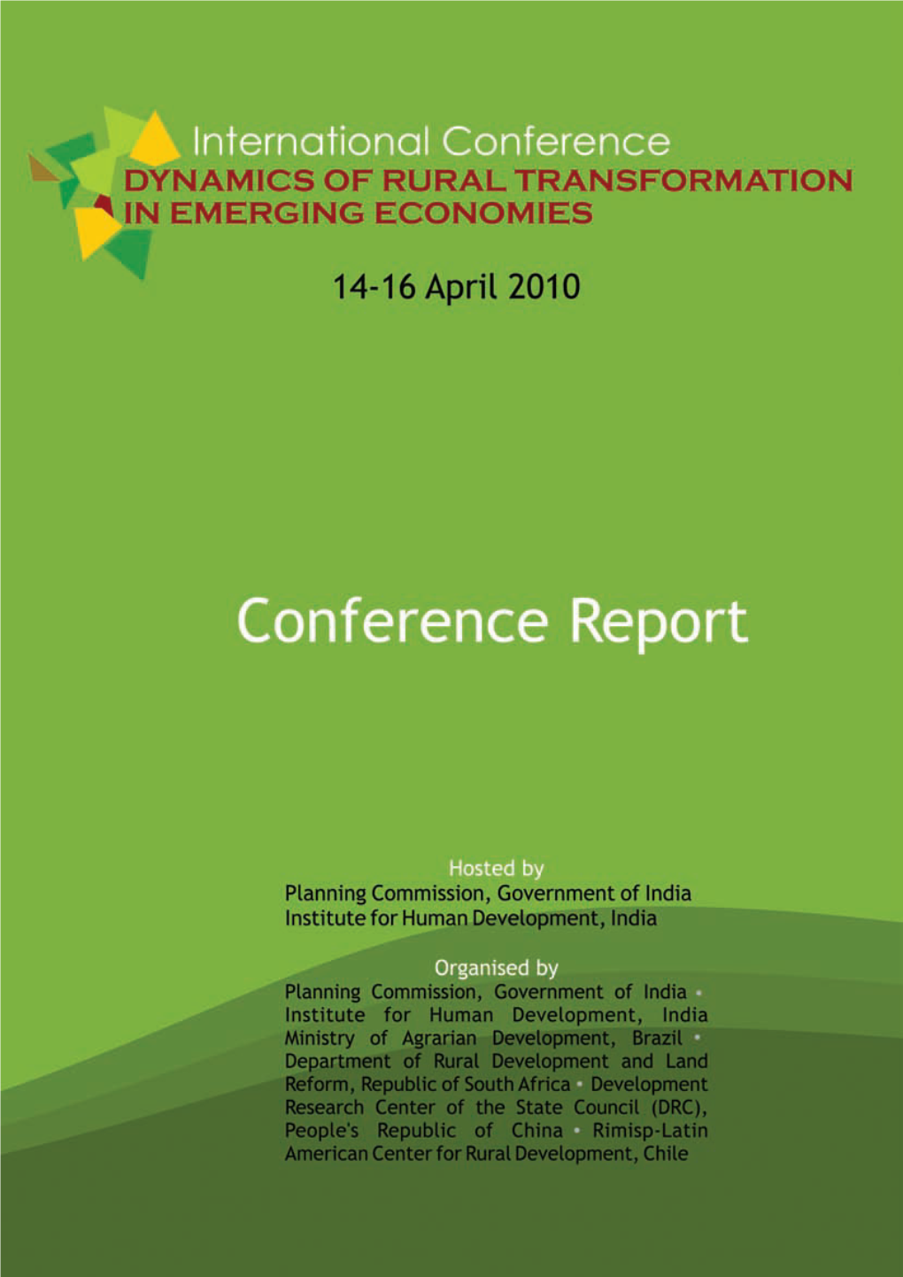 Conference Report Contents