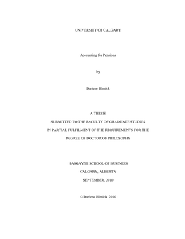 Thesis Front Matter