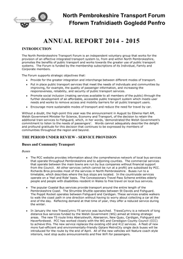 Annual Report 2014 - 2015