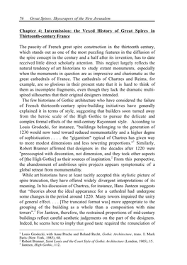 Chapter 4: Intermission: the Vexed History of Great Spires in Thirteenth-Century France