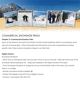 Commercial Snowshoe Trails