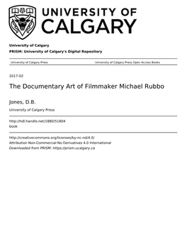 The Documentary Art of Filmmaker Michael Rubbo