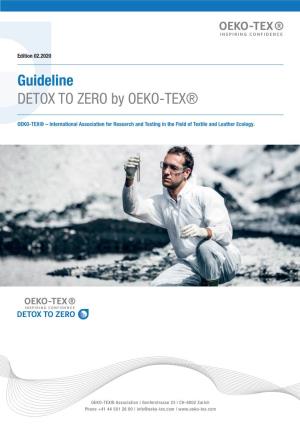 Guideline DETOX to ZERO by OEKO-TEX®