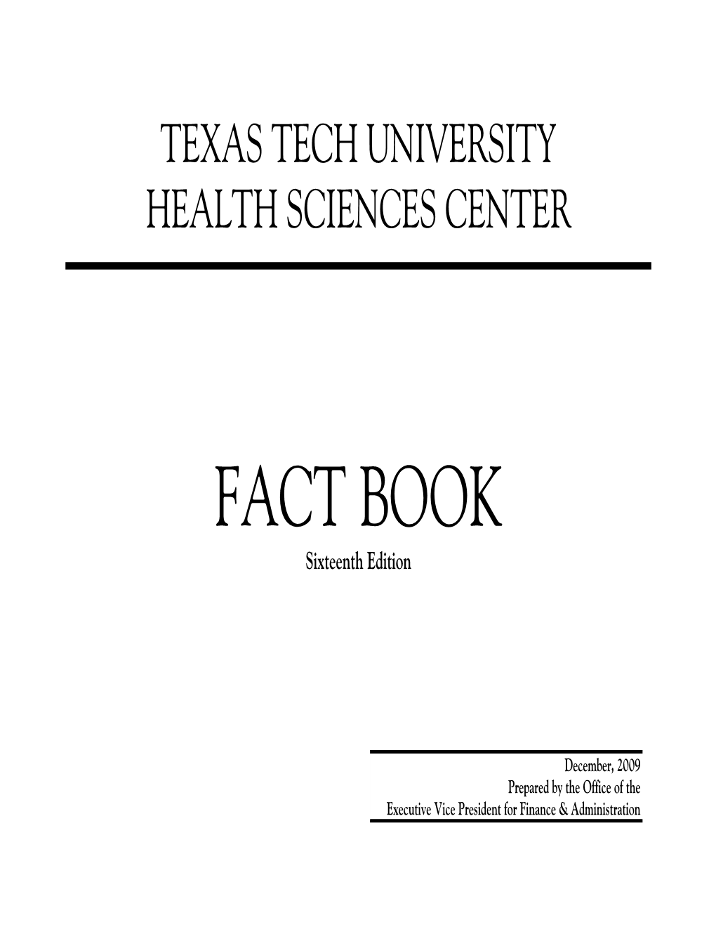 FACT BOOK Sixteenth Edition