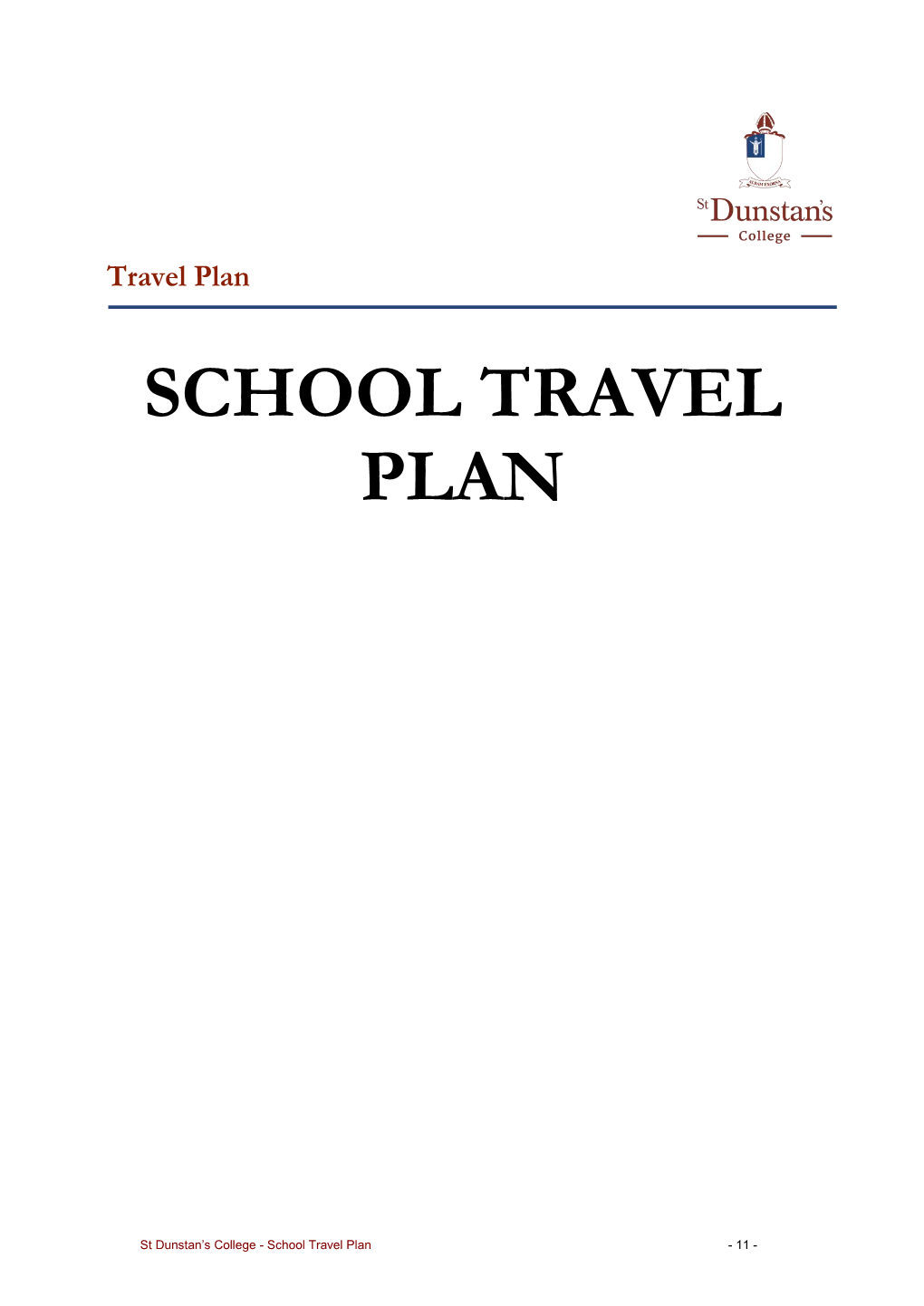 School Travel Plan