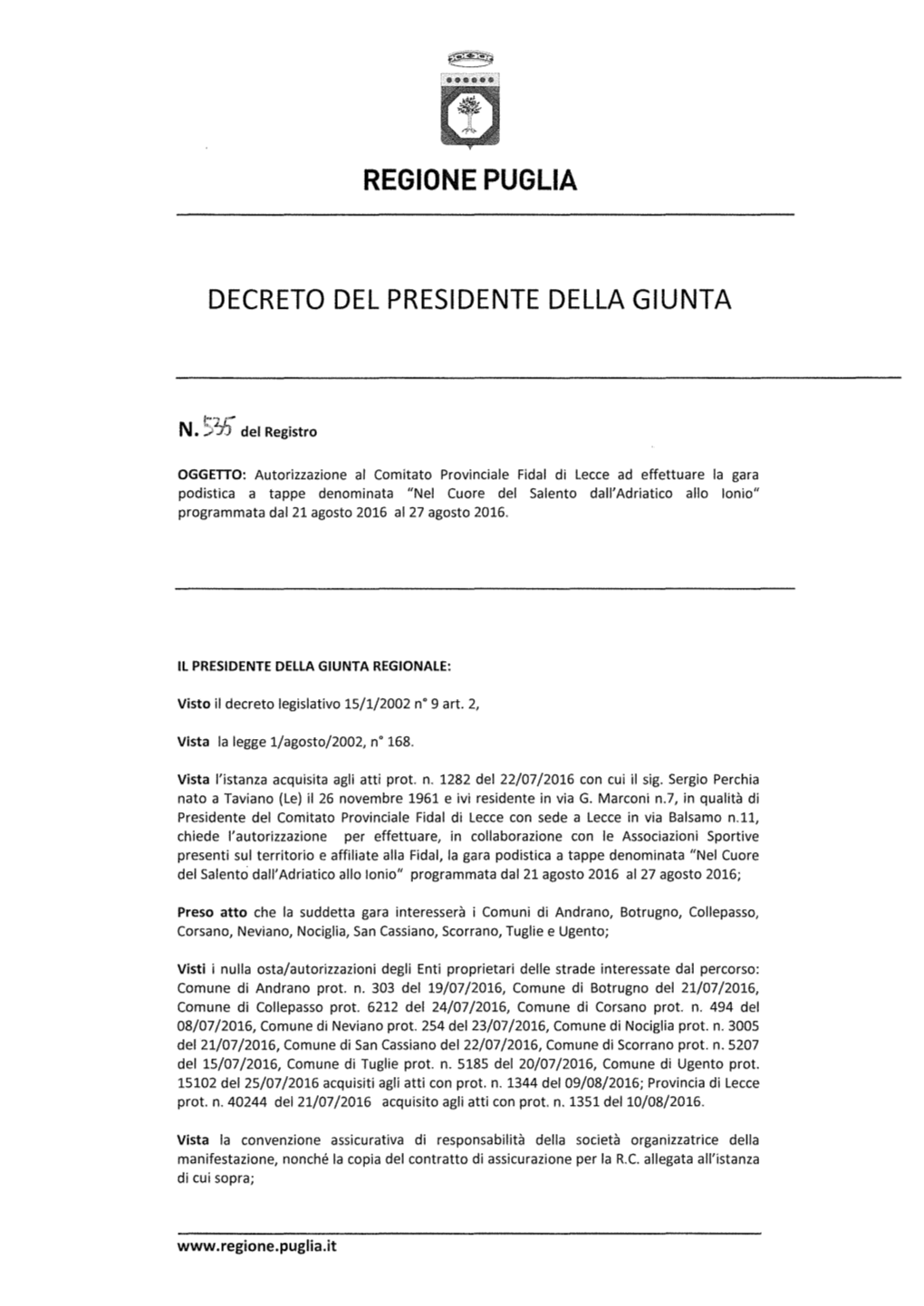 Regione Puglia