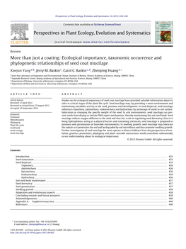 Ecological Importance, Taxonomic Occurrence and Phylogenetic