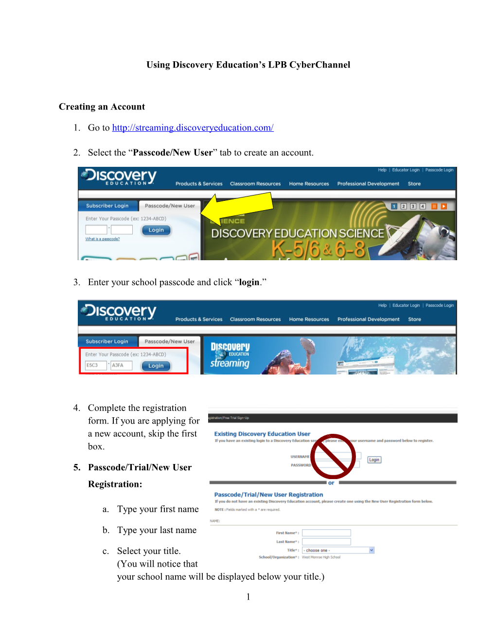 Using Discovery Education S LPB Cyberchannel