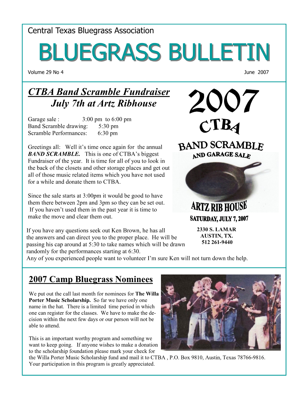 Ctba Newsletter 0706