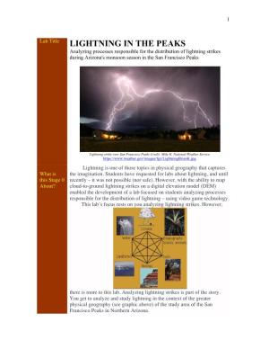 Stage 0 Lightning in the (San Francisco Peaks)