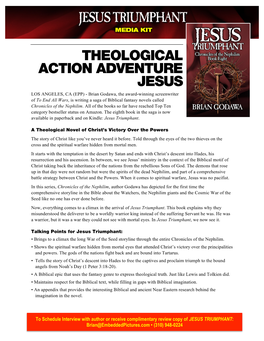 Theological Action Adventure Jesus