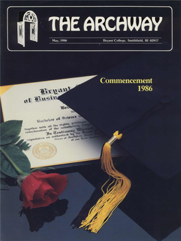 Archway Commencement Issue, May 24, 1986
