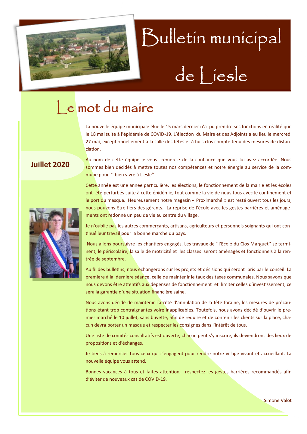 Bulletin Municipal De Liesle