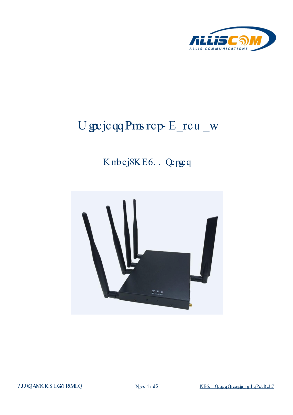 Wireless Router/ Gateway