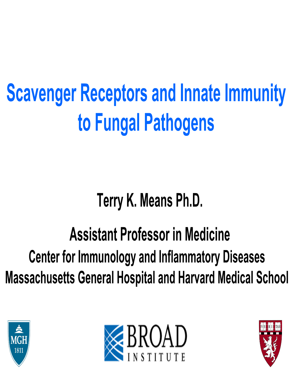 Scavenger Receptors and Innate Immunity to Fungal Pathogens