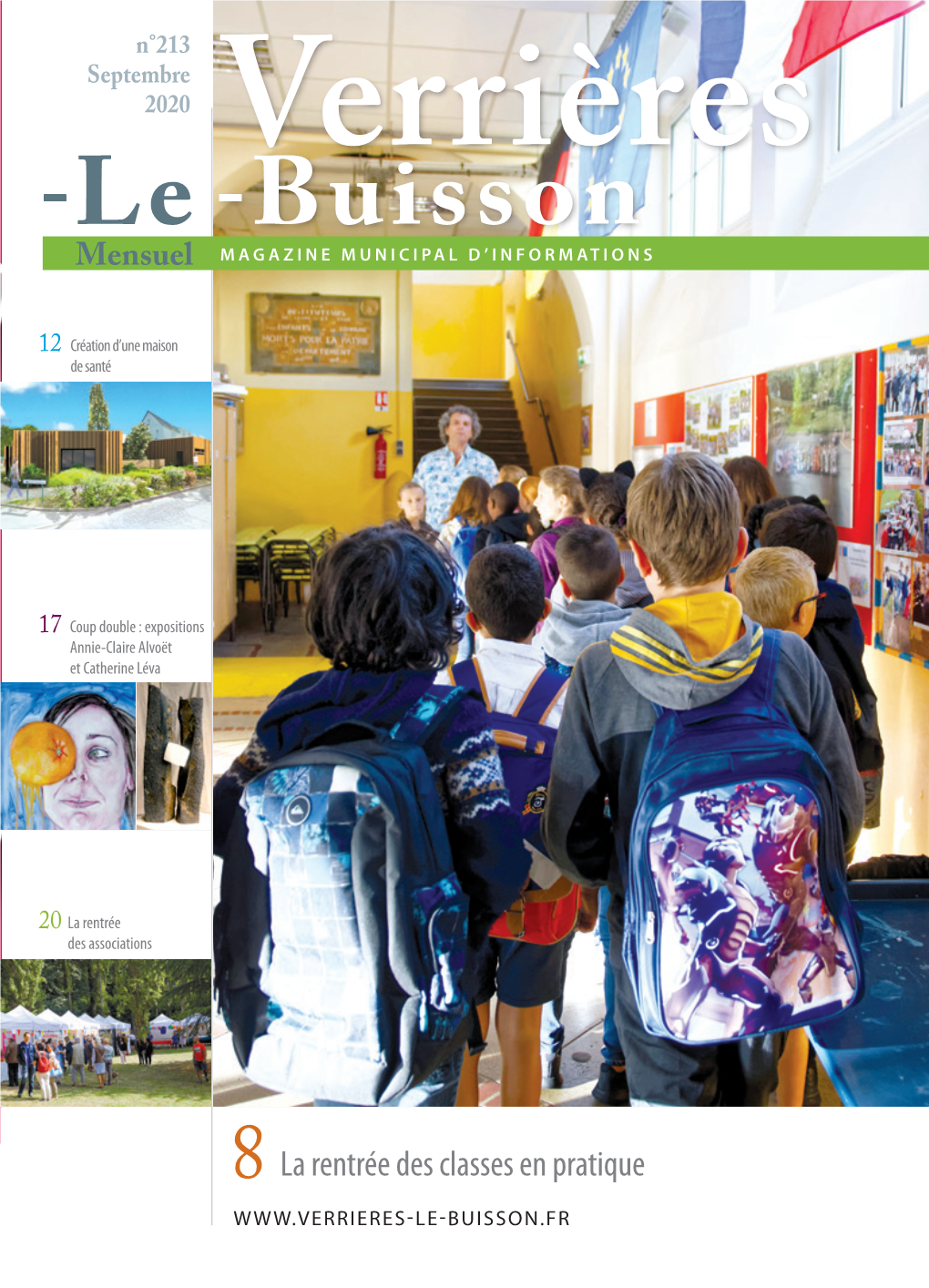 N°213 Septembre 2020 Verrières -Lemensuel -Magazinebuisson MUNICIPAL D’INFORMATIONS