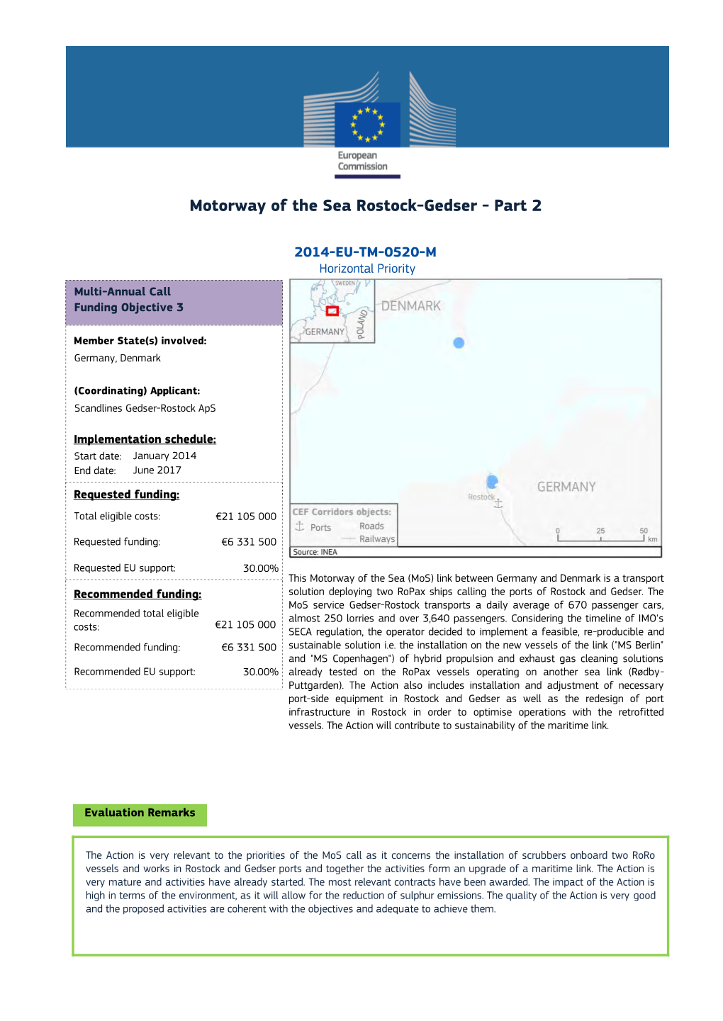 Motorway of the Sea Rostock-Gedser - Part 2