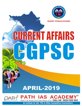 CGPSC CURRENT (ENGLISH) APRIL 2019.Pmd