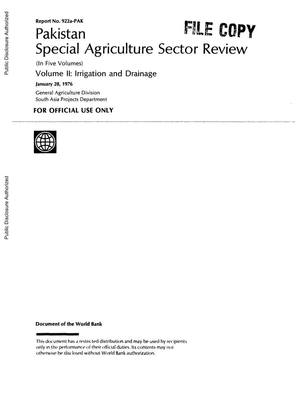 World Bank Document