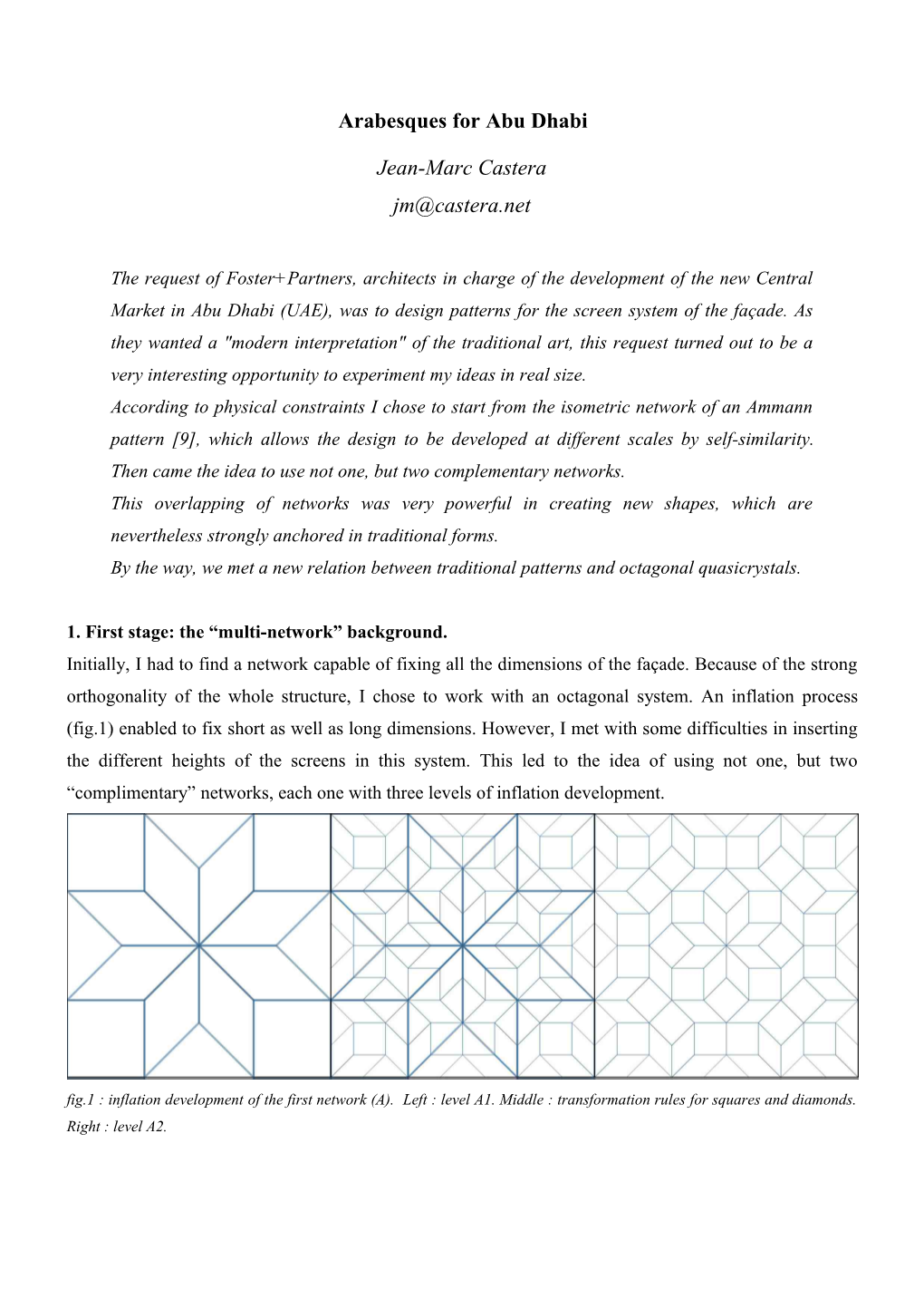 Arabesques for Abu-Dhabi