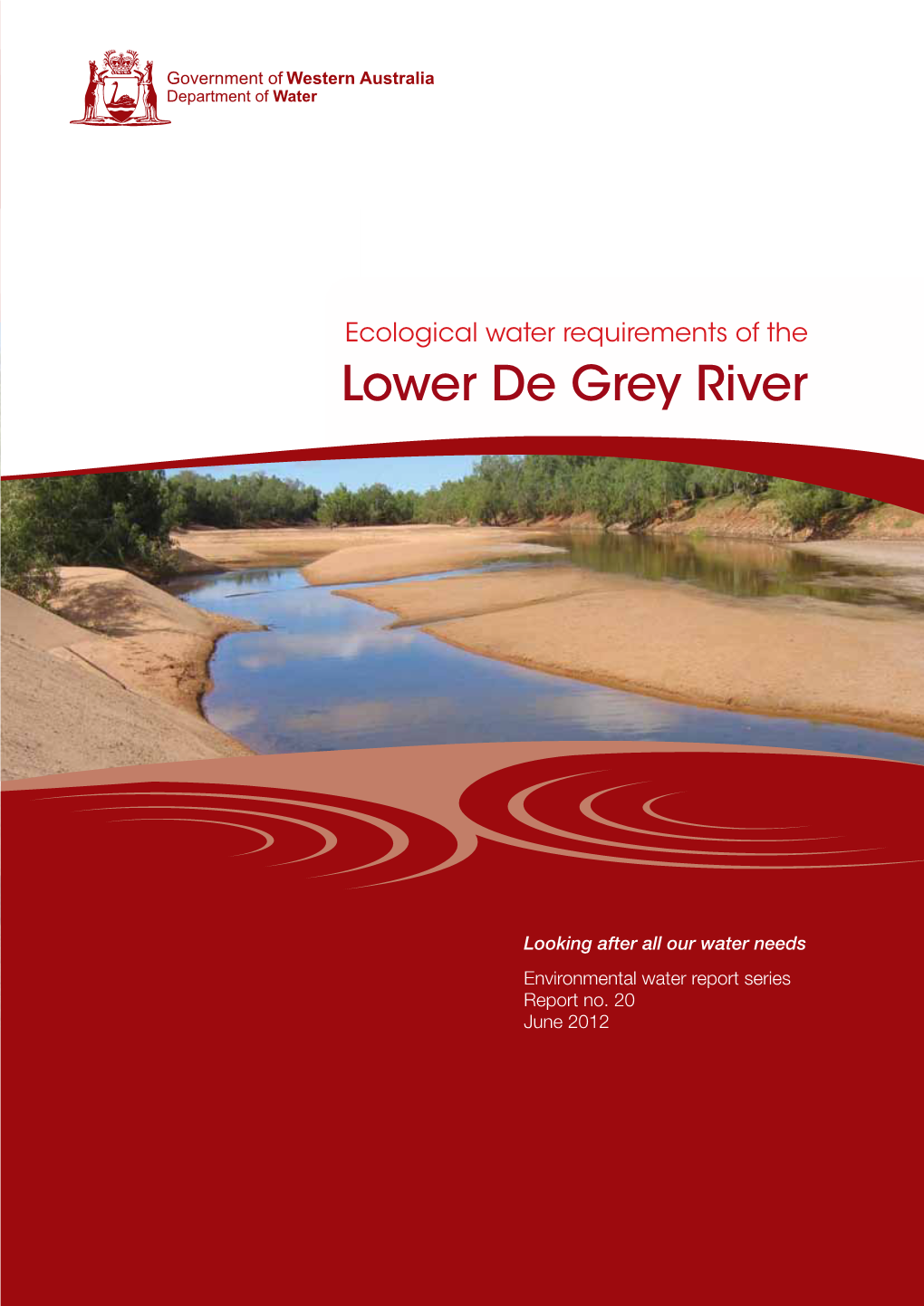 Ecological Water Requirements of the Lower De Grey River