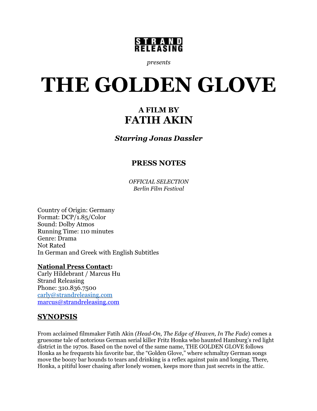 The Golden Glove