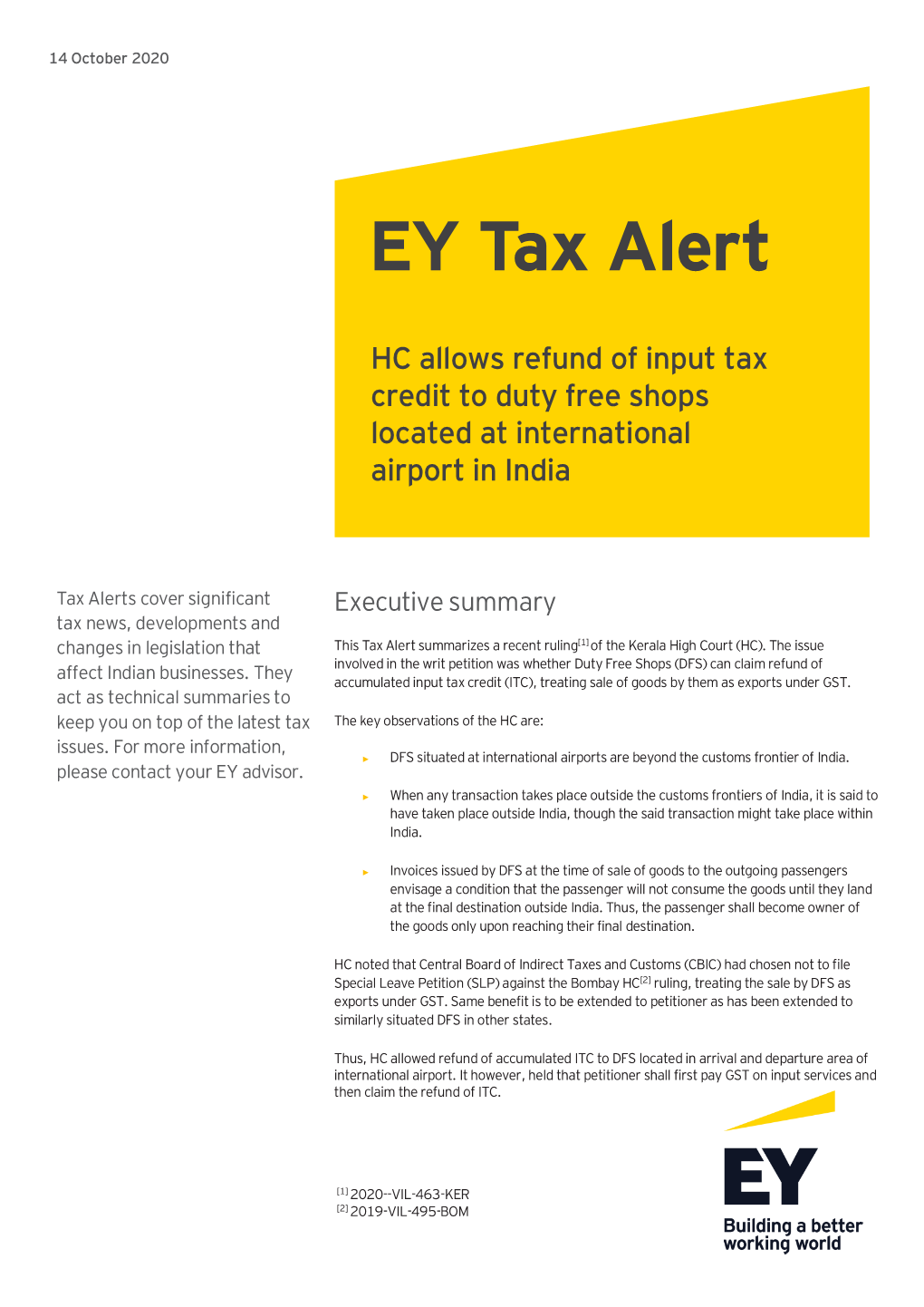 EY Tax Alert