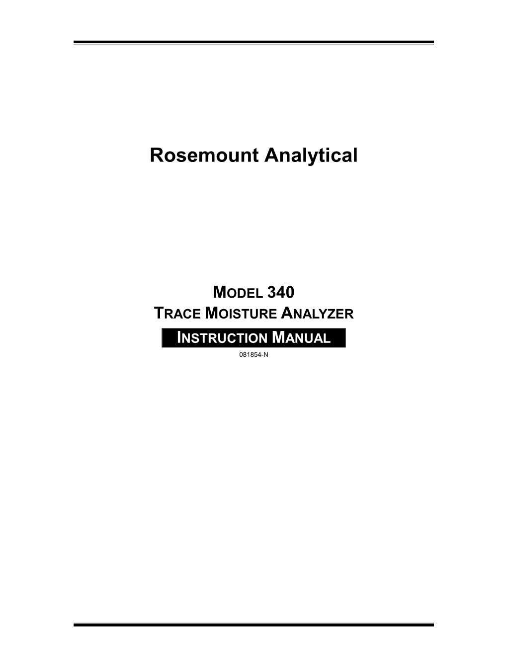 Rosemount Analytical