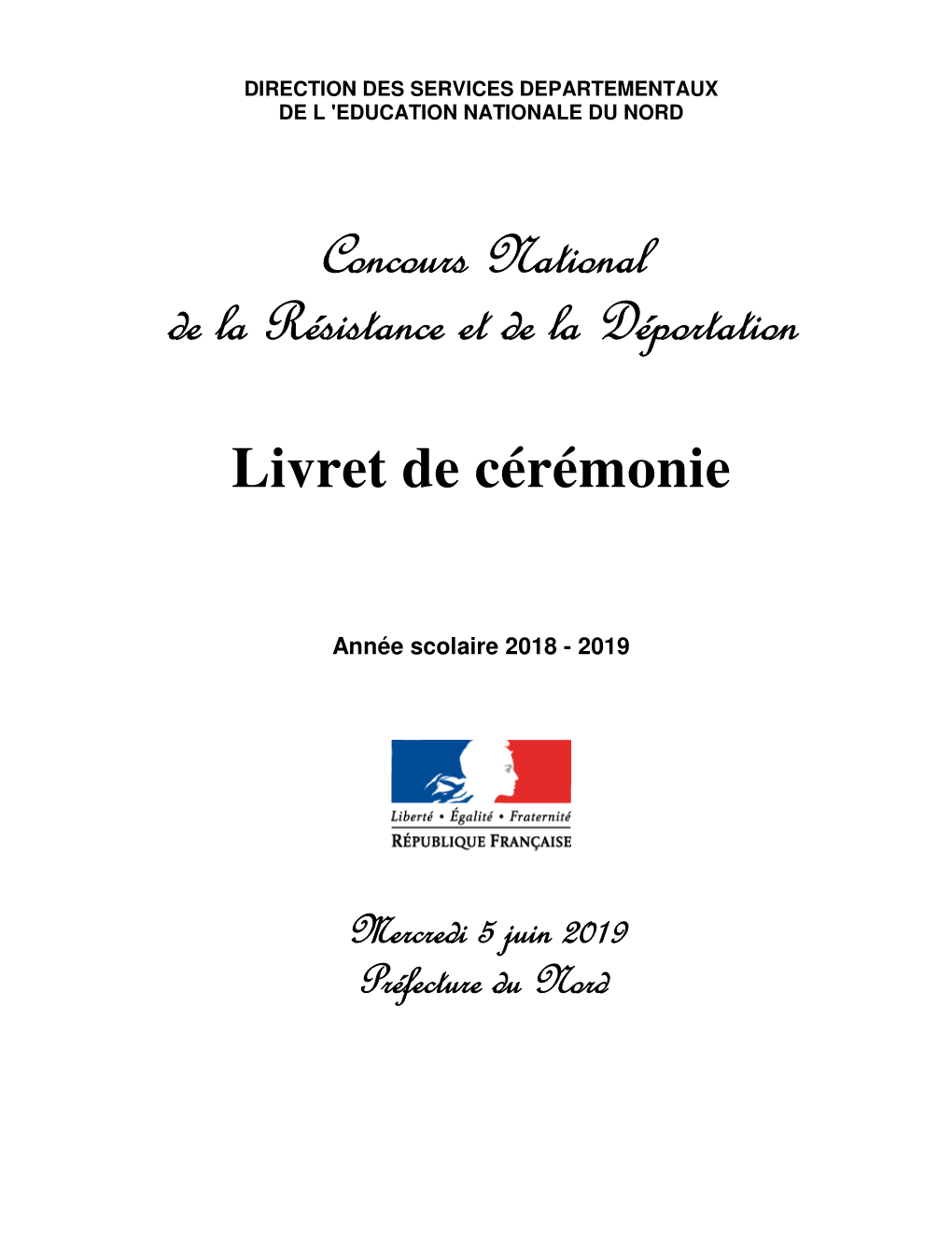 Concours National De La Résistance Et De La Déportation
