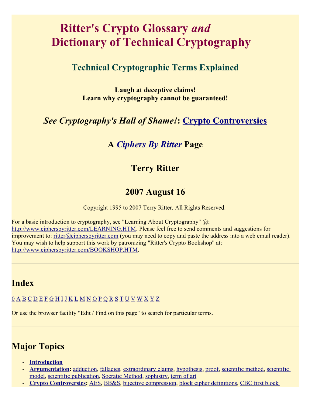 Crypto Glossary in .PDF