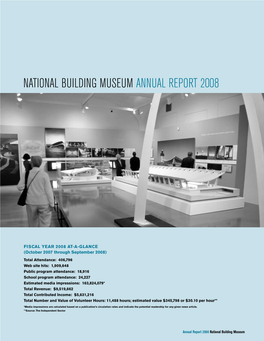 National Building Museum Annual Report 2008