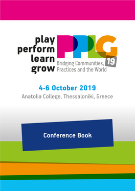 4-6 October 2019 Anatolia College, Thessaloniki, Greece