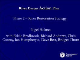 River Darent Action Plan