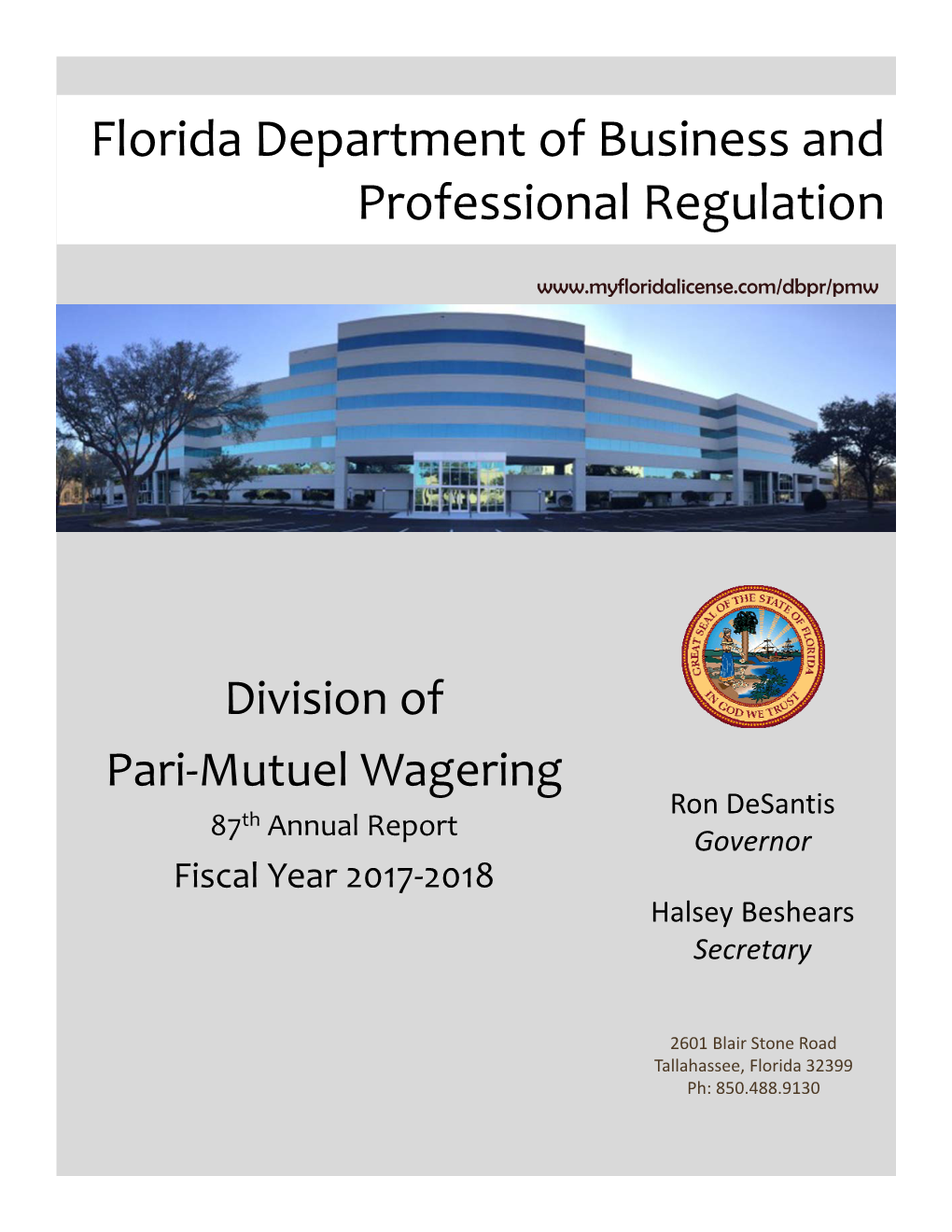 Florida Department of Business and Professional Regulation