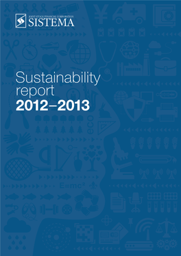 Sustainability Report 2012–2013 1