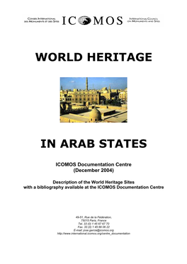 World Heritage in Arab States