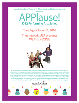 Theatreworksusa Presents WE the PEOPLE
