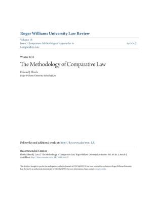 The Methodology of Comparative Law