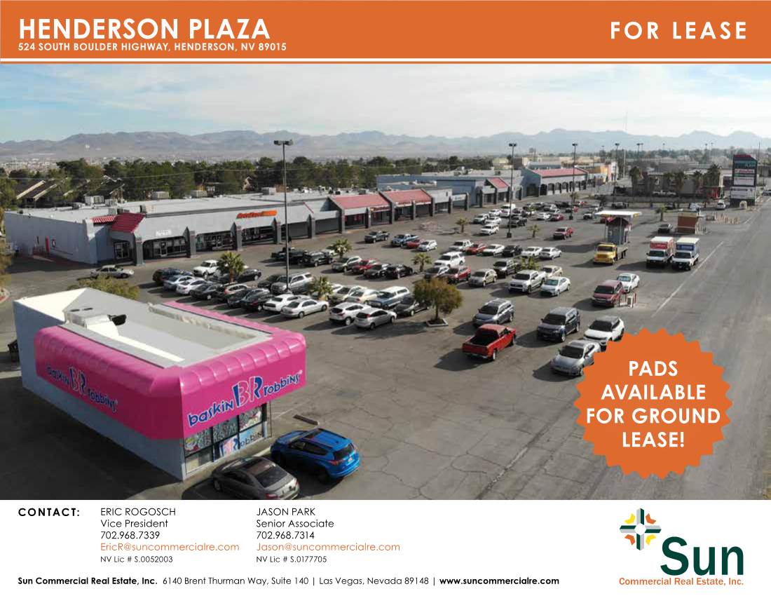 Henderson Plaza for Lease 524 South Boulder Highway, Henderson, Nv 89015
