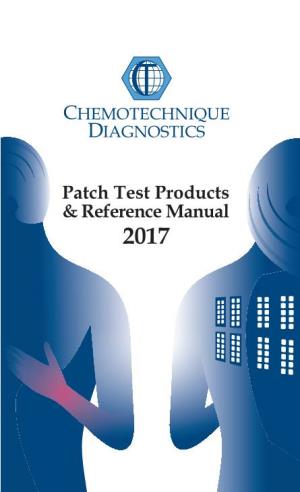 Patch Test Products & Reference Manual