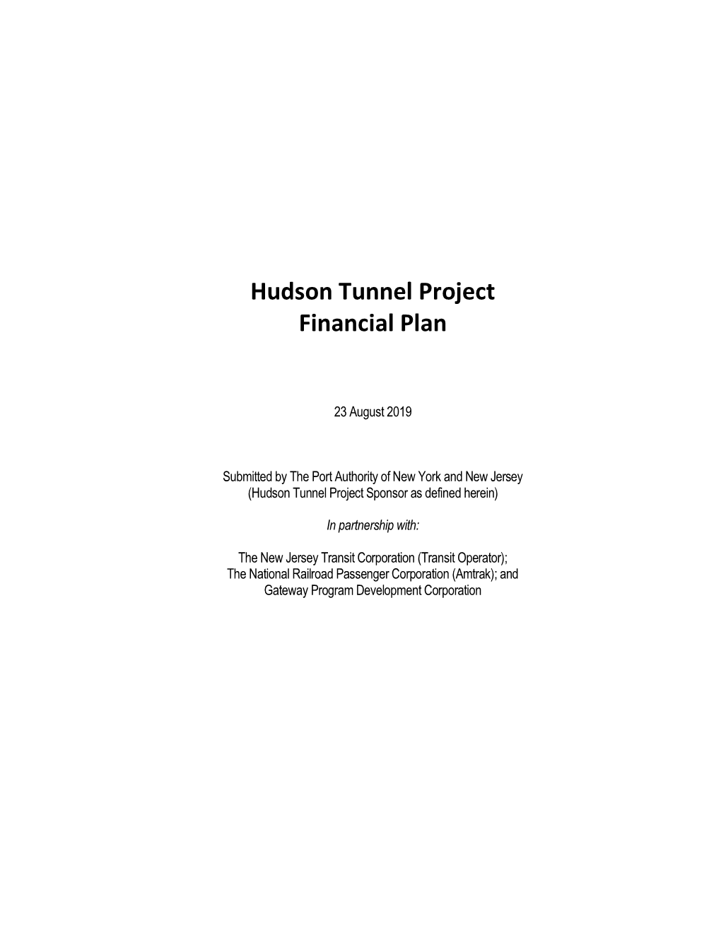 Financial Plan