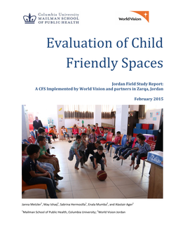 Evaluation of Child Friendly Spaces