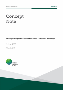 Enabling Paradigm Shift Towards Low-Carbon Transport in Montenegro