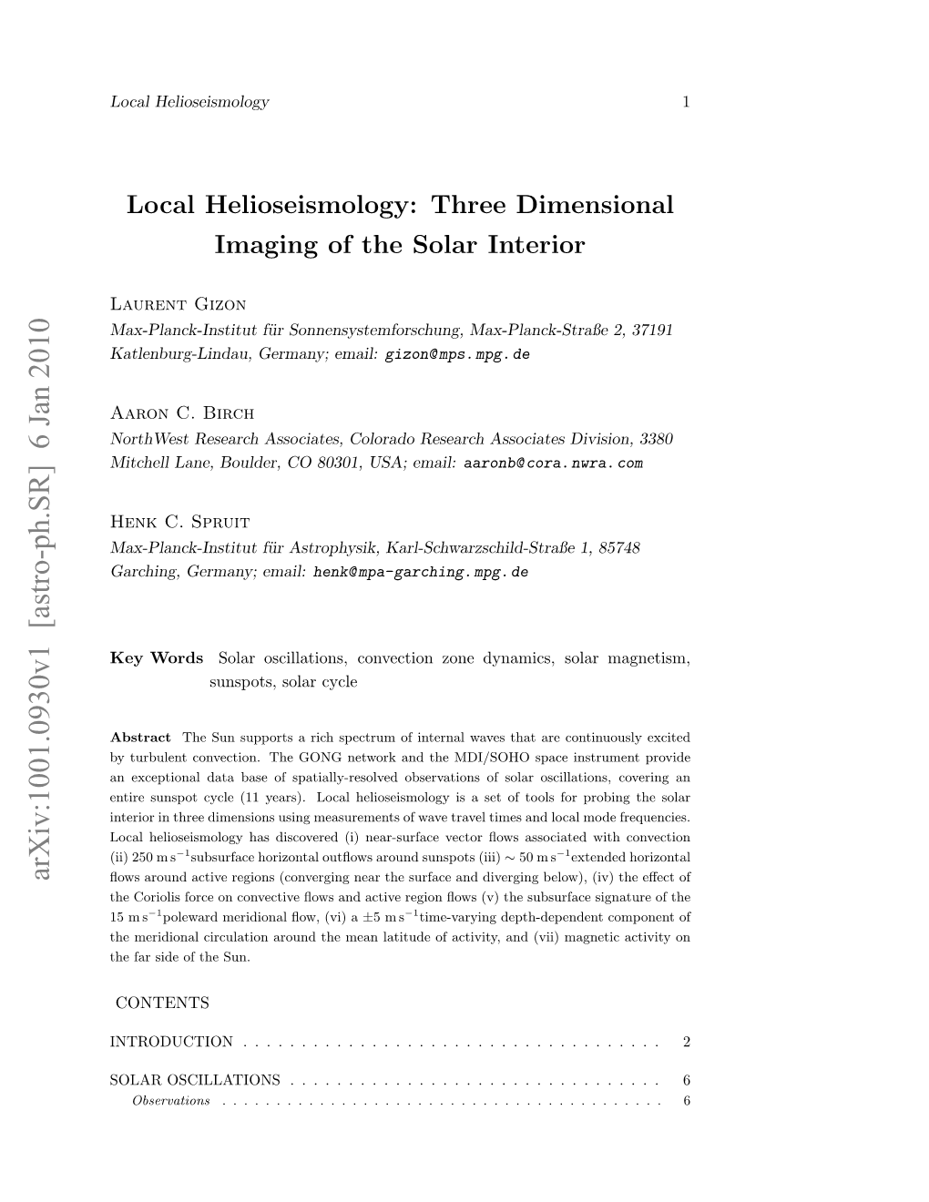 Local Helioseismology: Three Dimensional Imaging of the Solar Interior