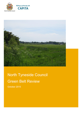 Green Belt Review 2015 Scoping Paper, Methodology and Assessment