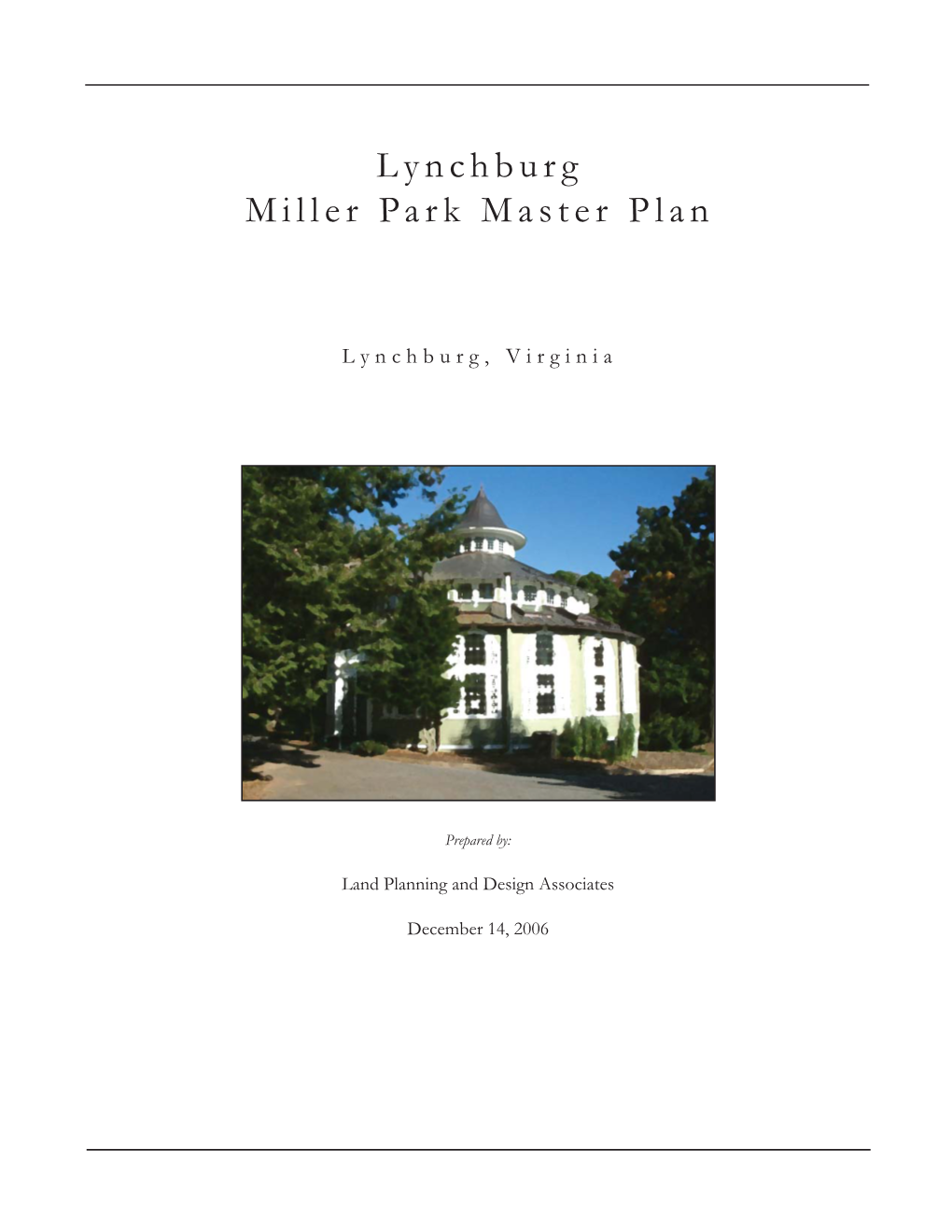 Miller Park Master Plan