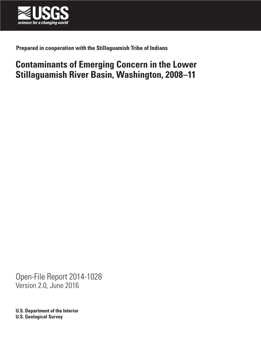 Contaminants of Emerging Concern in the Lower Stillaguamish River Basin, Washington, 2008–11