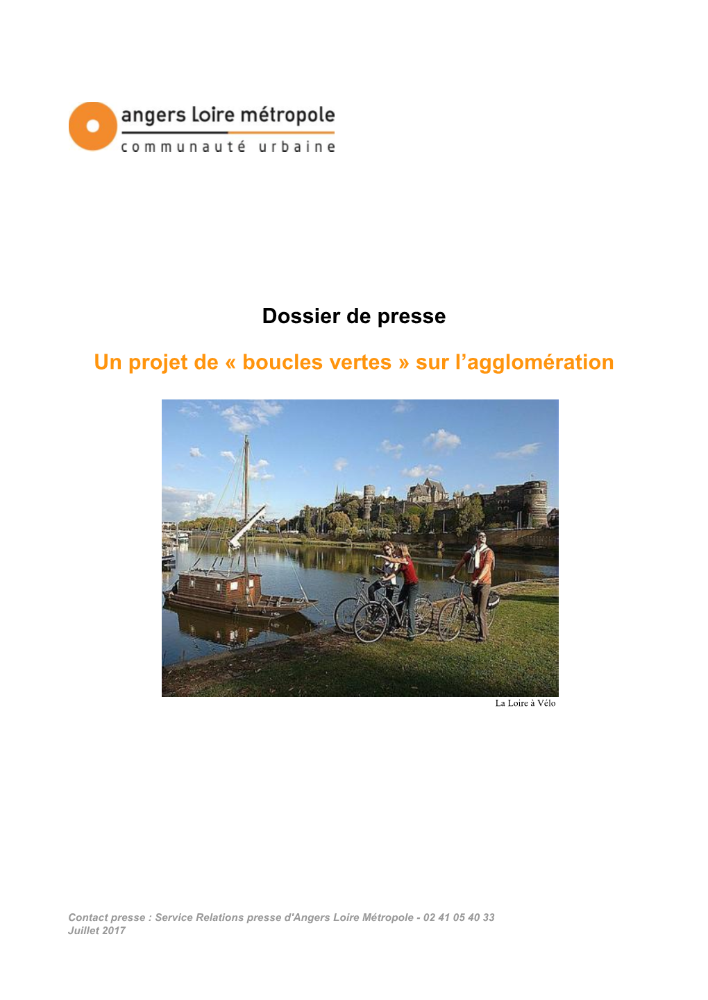 Dossier De Presse Un Projet De « Boucles Vertes