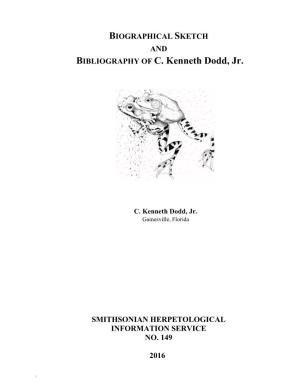 BIBLIOGRAPHY of C. Kenneth Dodd, Jr