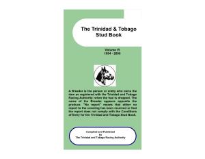 The Trinidad & Tobago Stud Book